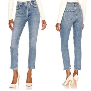 CITIZENS FOR HUMANITY Charlotte High Rise Straight Leg Cropped Jean Sz 28